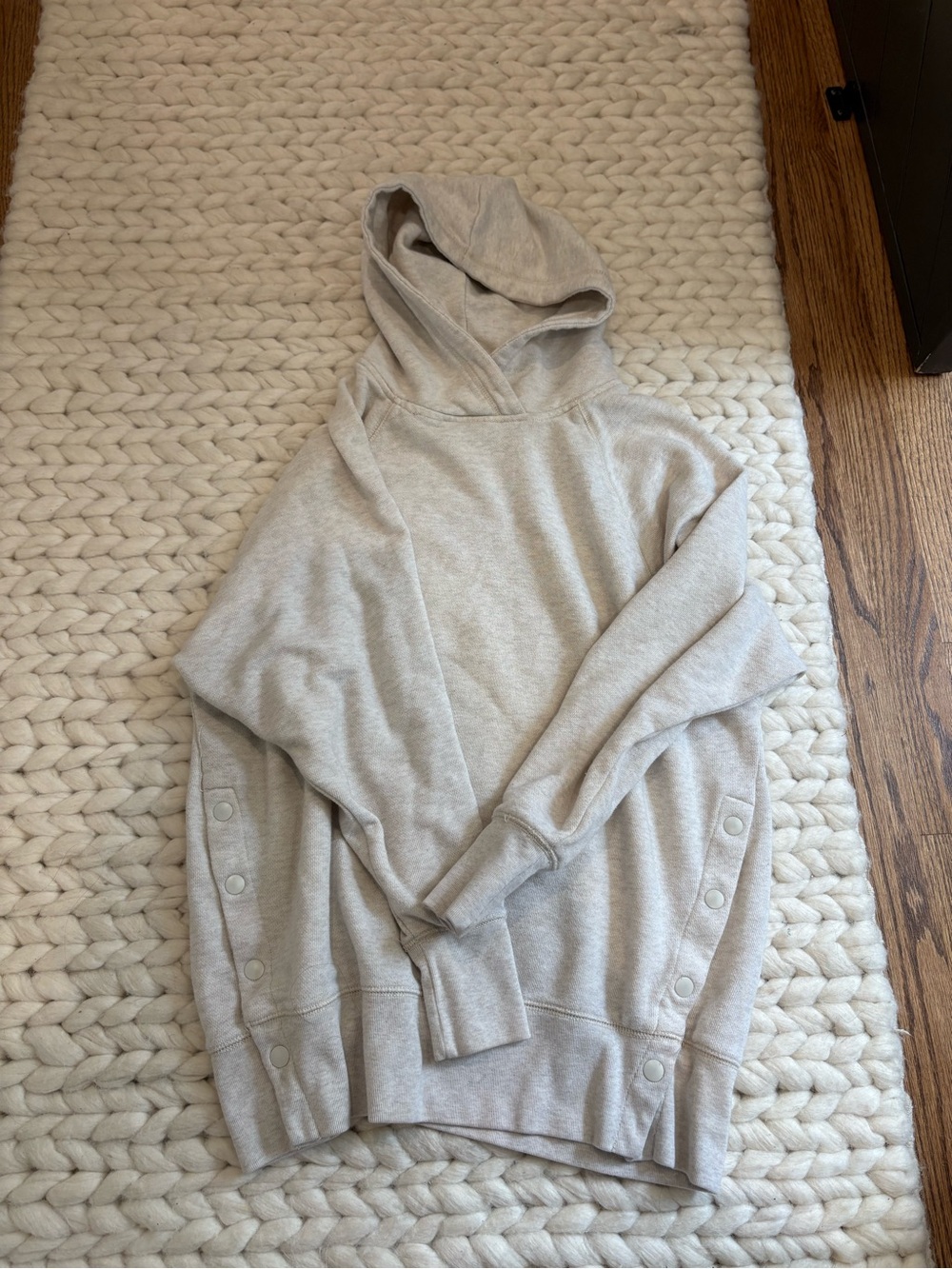 aerie Hooded Pullover Sweater - Light Beige